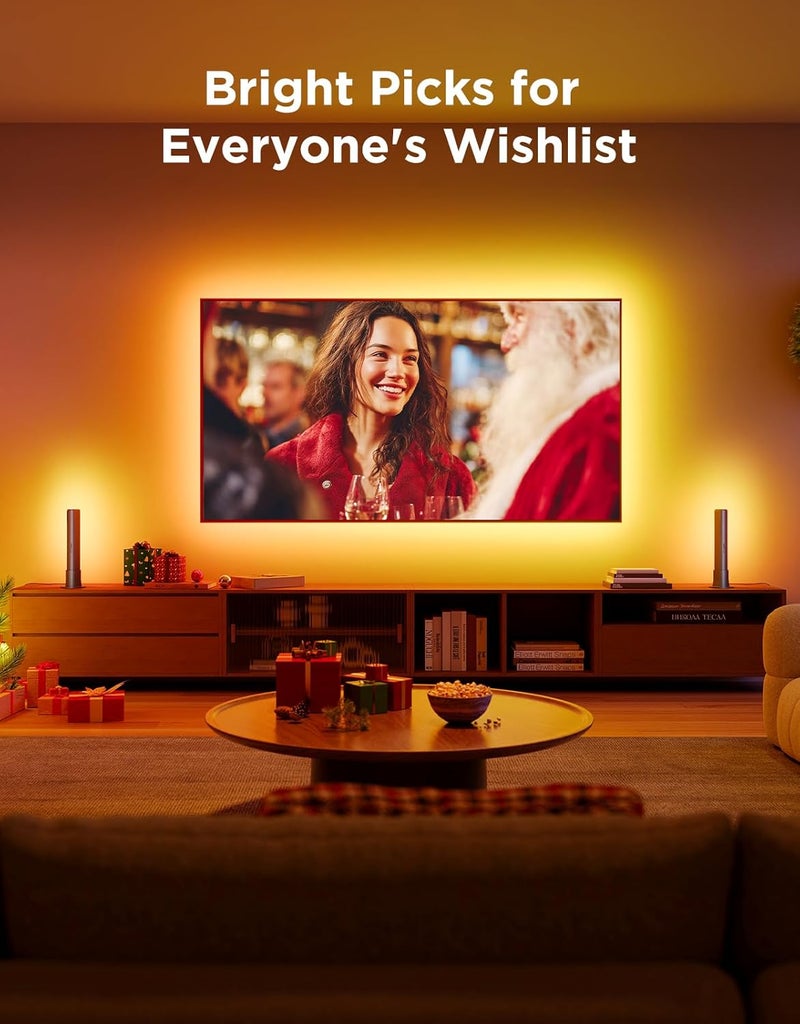 Govee TV LED Backlight Strip, RGBIC Smart LED Backlight for 40-50inch TVs, Music Sync, Wi-Fi Bluetooth & App Control, Works with Alexa & Google Assistant, 77 Scene Modes, Adapter - Image 3